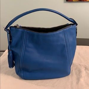 J crew cobalt hobo bag